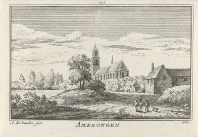 Gezicht op Amerongen, 1620