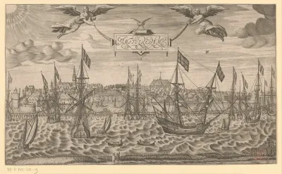 Gezicht op Amsterdam, ca. 1570