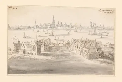 Gezicht op Antwerpen