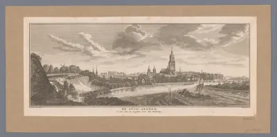Gezicht op Arnhem, 1739