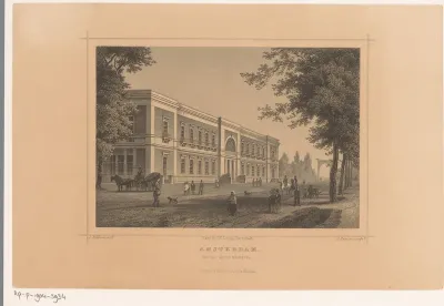 Gezicht op Artis in Amsterdam