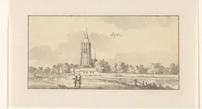 Gezicht op Asperen, in Gelderland