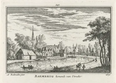 Gezicht op Baambrugge, 1670