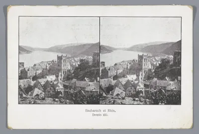 Gezicht op Bacharach aan de Rijn