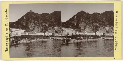 Gezicht op Bad Ems en de Mooshütte