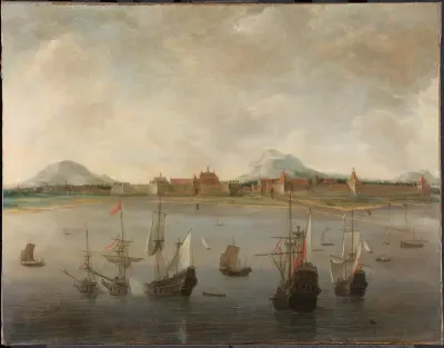 Gezicht op Batavia