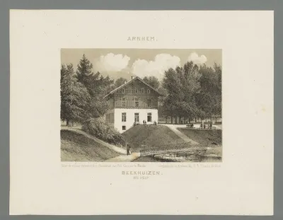 Gezicht op Beekhuizen bij Velp