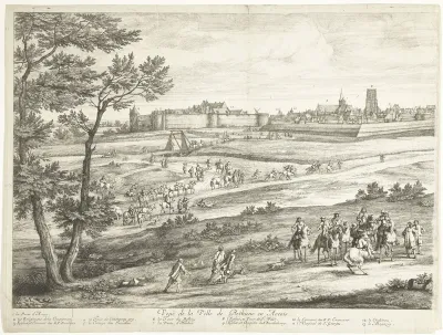 Gezicht op Bethune (linkerblad)