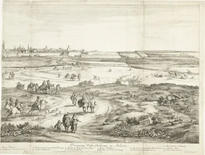 Gezicht op Bethune (rechterblad)