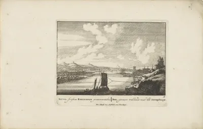 Gezicht op Bonn en het Zevengebergte