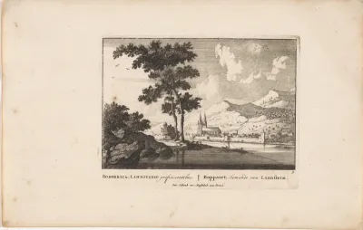 Gezicht op Boppard aan de Rijn
