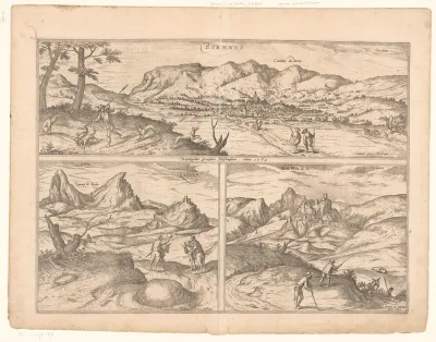 Gezicht op Bornos en twee gezichten op Zahara