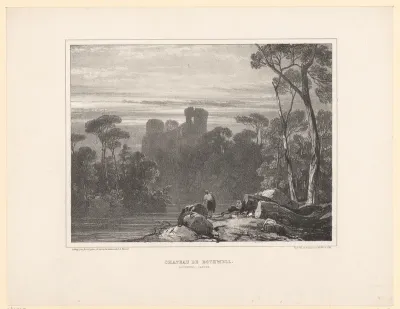 Gezicht op Bothwell Castle