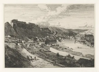 Gezicht op Bouillon
