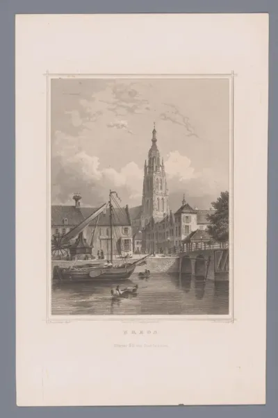 Gezicht op Breda