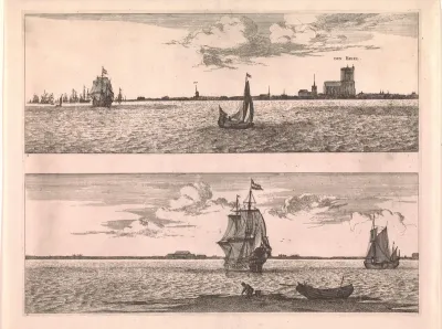 Gezicht op Brielle / Gezicht op de Maas