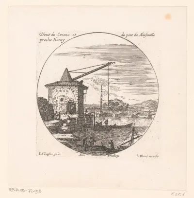 Gezicht op brug in Marseille