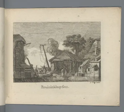 Gezicht op 'Bruininkhuizen'