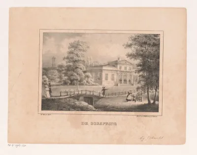 Gezicht op buitenplaats De Oorsprong