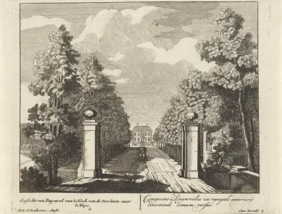 Gezicht op buitenplaats Duinrell