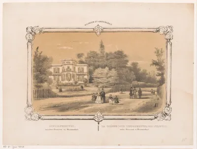 Gezicht op buitenplaats Lindenheuvel