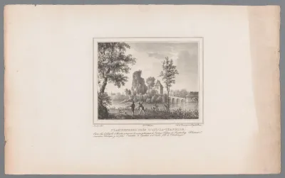Gezicht op Burg Frankenberg bij Aken