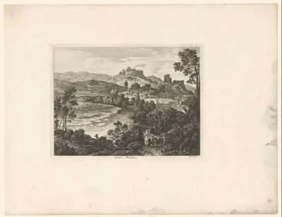 Gezicht op Castel Madama