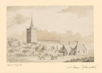 Gezicht op Castricum