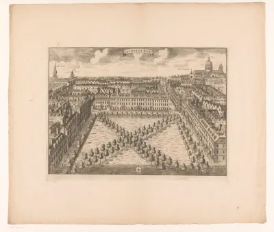 Gezicht op Charterhouse Square