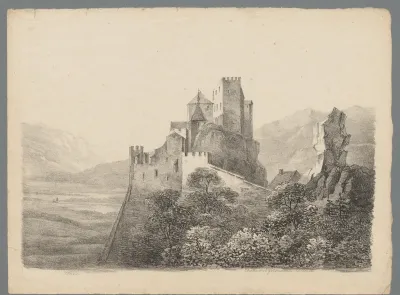 Gezicht op Château du Falkenstein