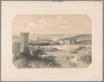 Gezicht op Château Royal d'Ardenne