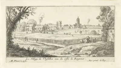 Gezicht op Châtillon