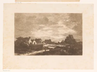 Gezicht op Chaussy bij Grandville