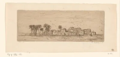 Gezicht op Côm Al-Akhdar