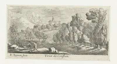 Gezicht op Conflans