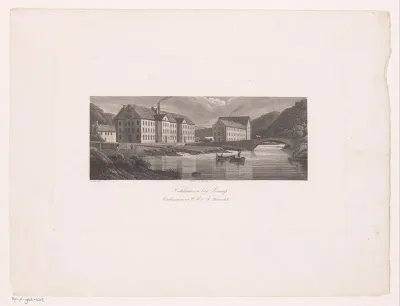 Gezicht op Dalhausen vanaf de rivier