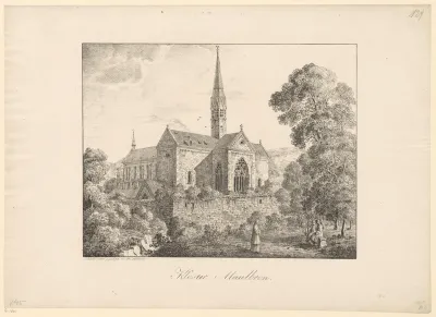 Gezicht op de abdij van Maulbronn