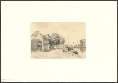 Gezicht op de Baarsjesweg aan de Kostverlorenvaart