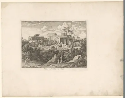 Gezicht op de Basilica di San Vitale in Rome