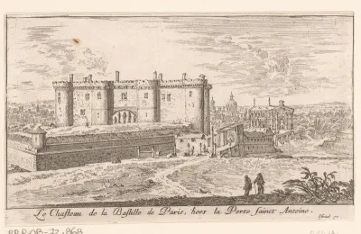 Gezicht op de Bastille