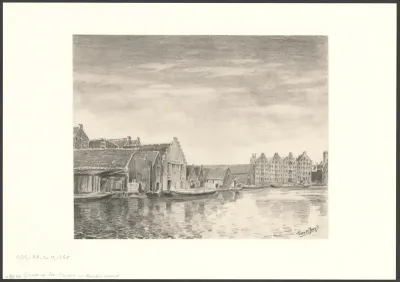 Gezicht op de Bickersgracht