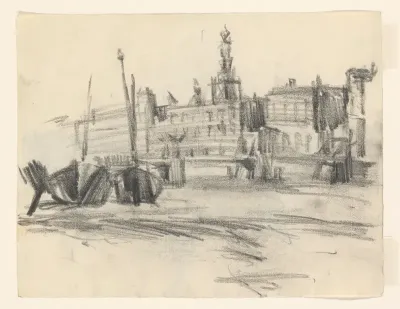 Gezicht op de Blauwbrug in Amsterdam