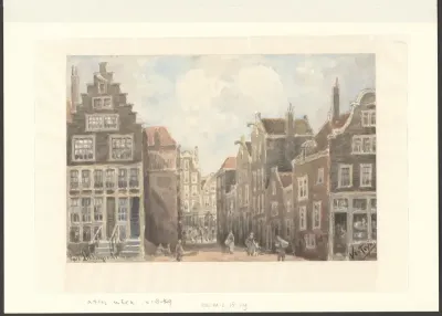 Gezicht op de Brouwersgracht, hoek Prinsengracht