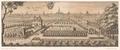 Gezicht op de buitenplaats Den Dolphijn