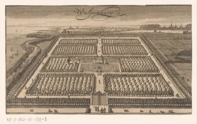 Gezicht op de buitenplaats Hof Wulpenburg op Walcheren