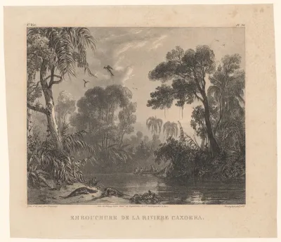 Gezicht op de Cachoeira rivier