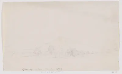 Gezicht op de Ciremai, West-Java