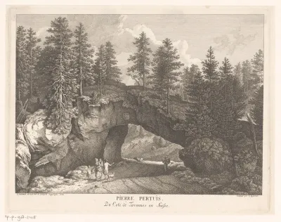 Gezicht op de Col de Pierre Pertuis