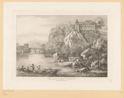 Gezicht op de Couvent des Carmes déchaussés te Lyon