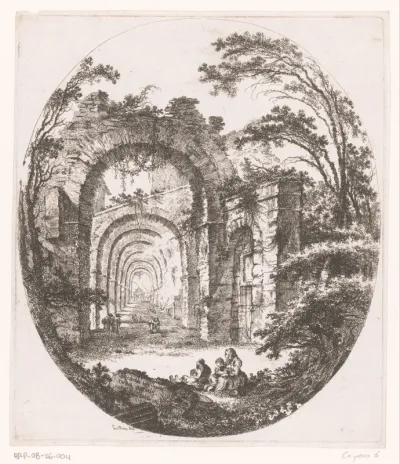 Gezicht op de Curia Hostilia